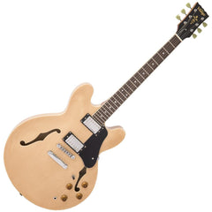 Natural Maple Vintage VSA500 ReIssued Semi Acoustic Guitar