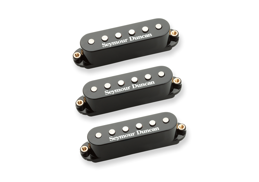 STK-S4 STRAT PICKUP SET BLACK | R and T Music