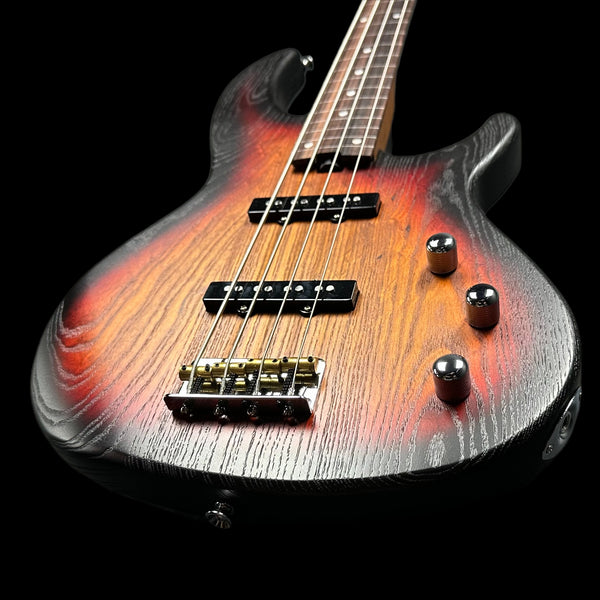 Aria 313 JP OPSB Fretless Bass Guitar in Open-Pore Sunburst