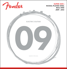Fender Super 250 Nickel Plated Ball End Strings 250LR Gauges .009-.042