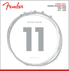 Fender Super 250 Nickel Plated Ball End Strings 250R Gauges .011-.049