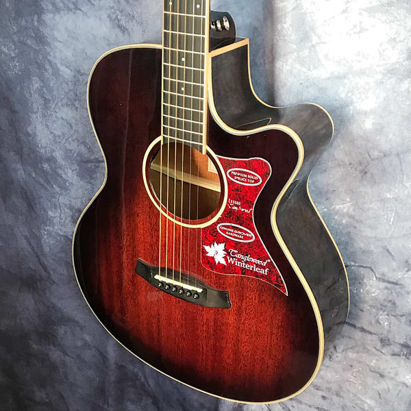 Tanglewood TW4 Winterleaf Super Folk Electro Acoustic, Antique Violin Burst