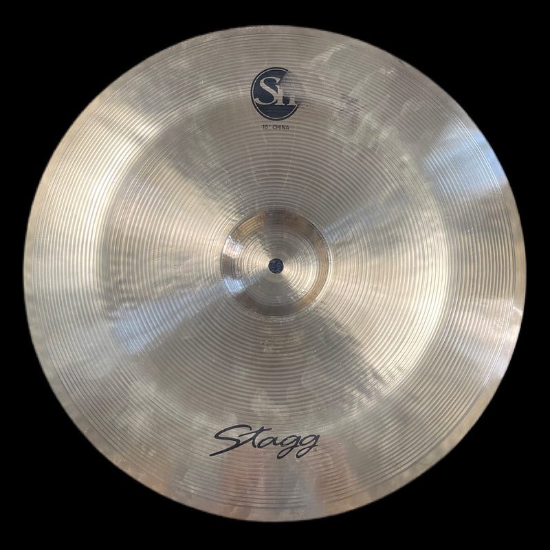 Stagg Classic Thin Crash Becken 16 Zoll - Handgehämmertes B20 Bronze Crash Für Jazz & Fusion