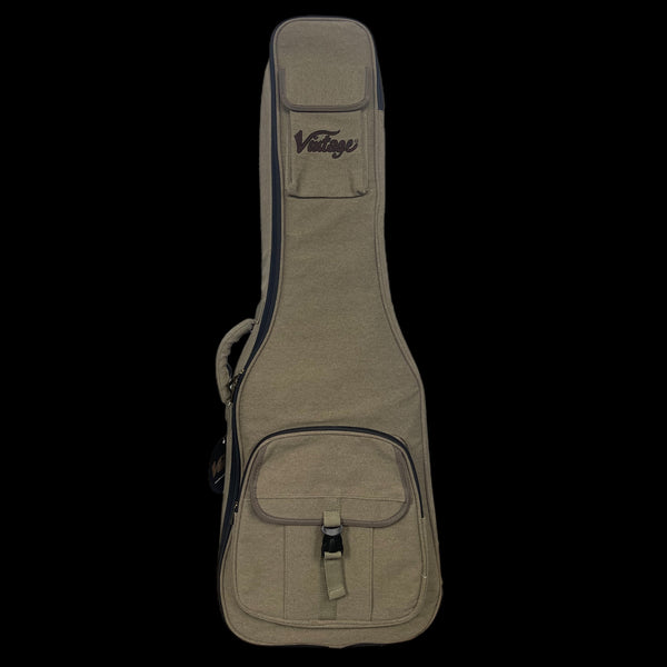Vintage V100 Icon, Distressed Black Over Sunburst W/ Gigbag