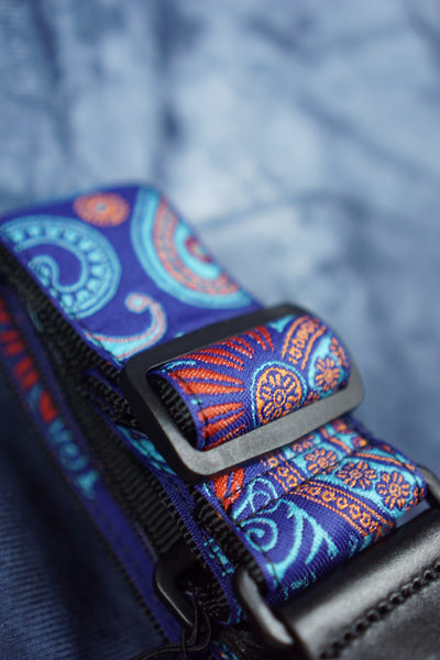 Stagg Woven guitar strap in Riptide
