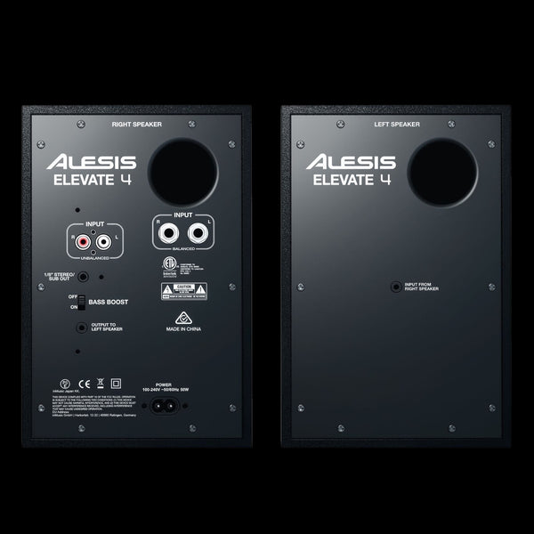 Alesis Elevate 4 - 50 W Powered Desktop Studio Speakers