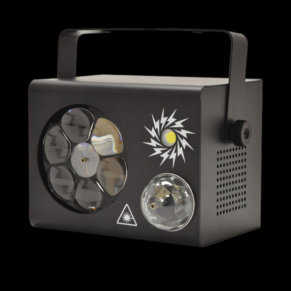 QTX Gobo Fireflash 4-in-1 LED & Laser Effect