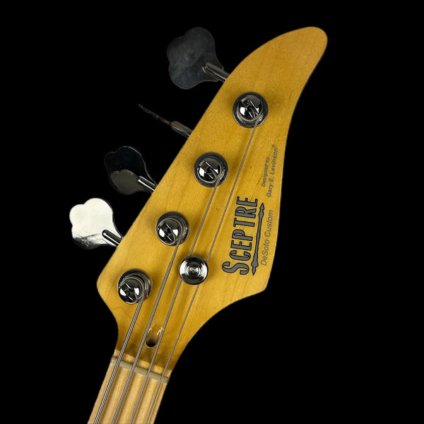 Sceptre by Levinson Desoto Deluxe SD2 OB M Jazz Bass in Ocean Blue