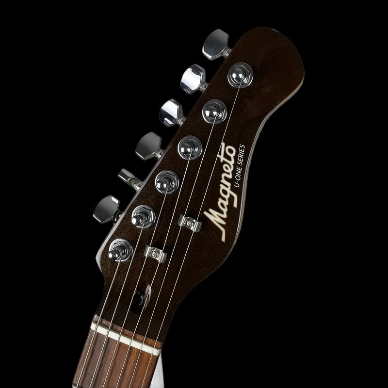 Magneto U-One UT-Wave Classic UT-2300 T-Style Guitar in Metallic Brown w/Gig Bag